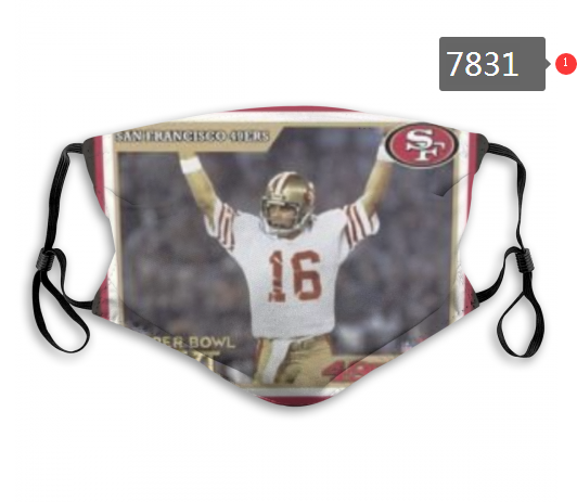 NFL 2020 San Francisco 49ers #59 Dust mask with filter